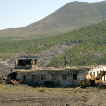 Поселок Мальдяк. Что осталось от бани..