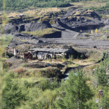 Прииск им. Горького.Территория бывшего прииска им. Горького.