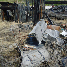 Прииск им. Горького. Все что осталось от школы