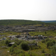 Поселок Туманный. Все, что осталось от поселка